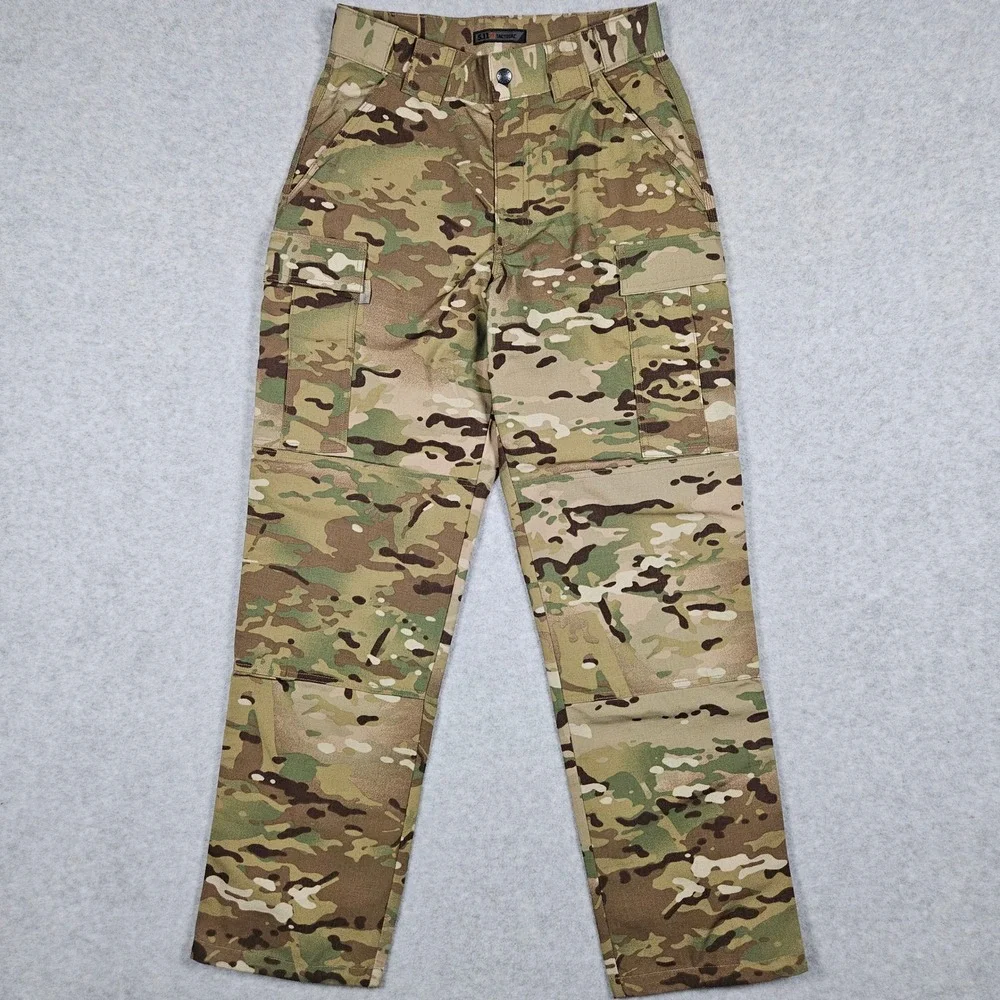 5.11 Tactical Mens Medium Regular Multicam Cargo Pants TDU Military Camo Utility